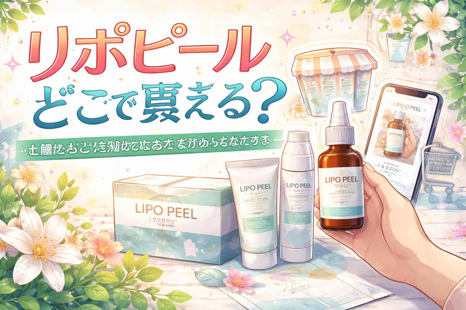 購入先ごとの特徴を知ると迷いにくくなります